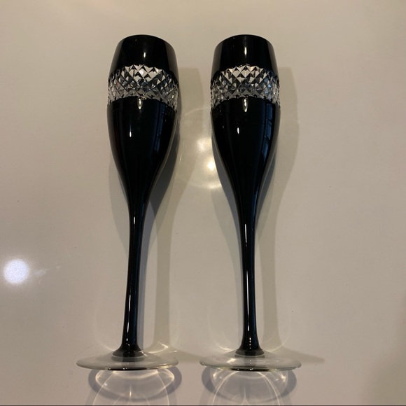 Set of 2- Waterford Crystal Champagne glasses - Picture 4 of 8